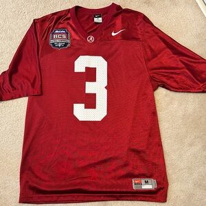 University of Alabama Football NIKE Authentic Crimson Jersey BCS Championship